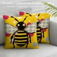 thumbnail image 3 of RUIYC Spring Summer Cottagecore Throw Pillow Cover Farmhouse Gift, Outdoor Throw Pillow Case for Couch Bed Sofa White, 3 of 5