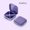 Purple, variant on Compact Travel Pill Organizer with 4 Compartments - Portable Medicine Holder for Vitamins, Pills, and Supplements, Transparent Design for Easy Visibility, Ideal for Daily Use and On-the-Go, Pill Box