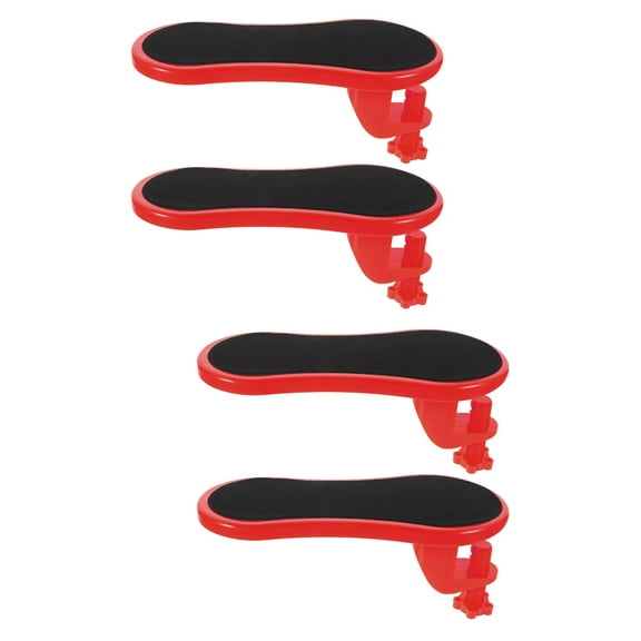 OUNONA 4-Pack Ergonomic Computer Desk Arm Rest Pads for Home Office, Comfortable Arm Support for Desk Armrest
