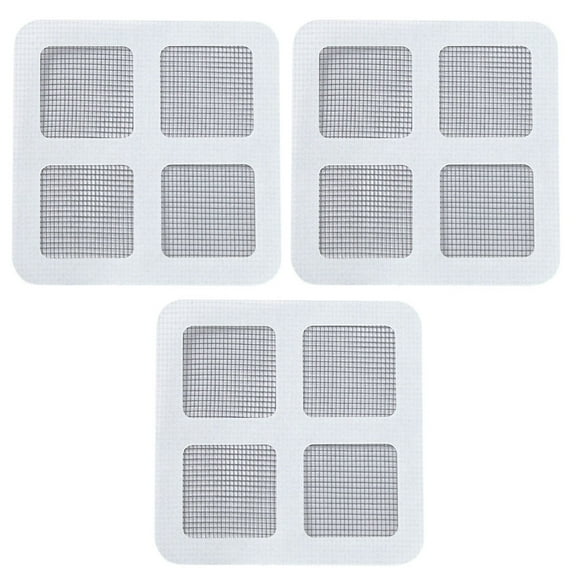 BE-TOOL 3PCS Fly Screen Window Repair Patches Self Adhesive Fiberglass Covering Wire Mesh Repair Holes