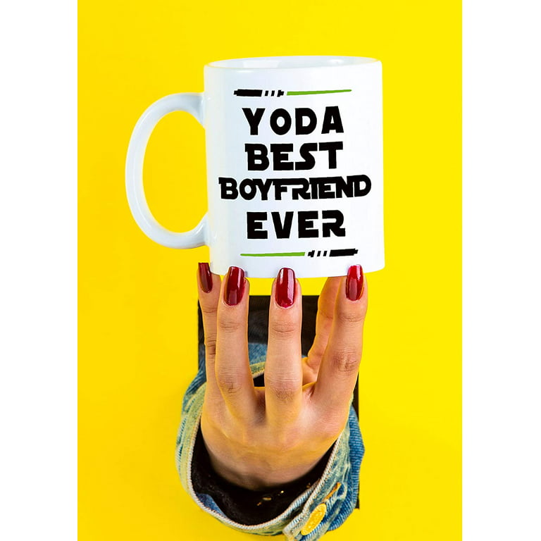Yoda Best Boyfriend Ever Funny Boyfriend Coffee Mug Gag Gifts for Partner  Lover BF Men Unique Couples Dating Valentines Anniversary Christmas  Birthday Gift Idea For Him From Girlfriend 