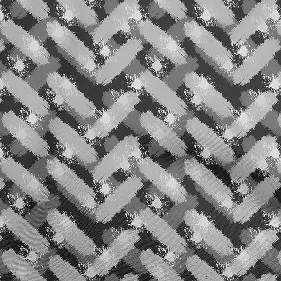 oneOone Viscose Jersey Gray Fabric Abstract Fabric For Sewing Printed Craft Fabric By The Yard 60 Inch Wide