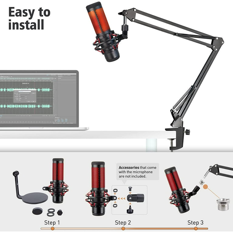 Quadcast Boom Arm Mic Quadcast Mic Stand SUNMON QuadCast Boom Arm - Main Image