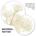 thumbnail image 4 of PTOOTP 10 varillas pequeñas de ratán con aroma a crisantemo, difusor de aroma natural, para decoración del hogar (blancas), 4 of 7