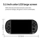 thumbnail image 2 of Consola De Juegos Portátil Retro Pantalla Lcd A Color De Alta Definición De 5.1 Pulgadas Reproductor De Juegos Portátil Clásico 800 Mah Batería Recargable Joysticks 3D Mini Consola De Juegos Retro Yuarrent EL007337-00, 2 of 6