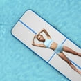 thumbnail image 4 of Goplus 10' Inflatable Gymnastics Mat Floor Mats Water Buoyancy Pump Blue, 4 of 10