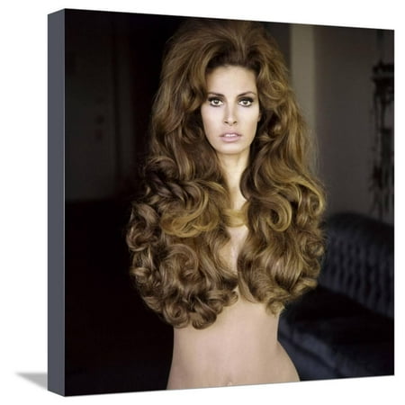 American actress Raquel Welch born spetember 5th, 1940 in Chicago, here 1966 (photo) Stretched Canvas Print Wall