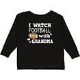 thumbnail image 3 of Inktastic I Watch Football with My Grandma Boys Long Sleeve Toddler T-Shirt, 3 of 5