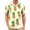 Sliced Pineapple 2, variant on Jowamay Hawaiian Shirt for Men Pineapple Print Fashion Vacation Shirts Tropical Button Down Clothes for Vacation Travel stunning