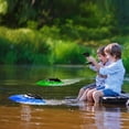 thumbnail image 2 of 2 Pack RC Boats 2.4G 10km/H High Speed Remote Control Boat for Kids and Adults  Fast RC Boats for Pools and Lakes with 4 Rechargeable Battery, 2 of 9