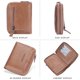 thumbnail image 3 of Cartera delgada plegable para hombres Cartera de cuero con bolsillo frontal de gran capacidad para hombres, 3 of 5