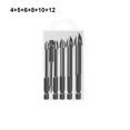 thumbnail image 4 of Eigraketly Kit de brocas Punta de carburo Punta de lanza Perforadora de vidrio Accesorios universales para el hogar Perforadoras Type2 NO2, 4 of 6