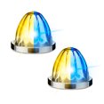 thumbnail image 1 of Kit 2 Piezas Plafón Led Bicolor para Vehículos Pesados - EVOLUM - Modelo Luz Estrella Bicolor - Material Resistente al Agua y Polvo - Voltaje 12V - 24V - (Ámbar / Azul), 1 of 6