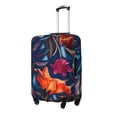 thumbnail image 2 of Daiia Tropical Flower Luggage Cover, Thickened Washable Travel Luggage Covers, Elastic Unique Baggage Covers for 18-20 inch Luggage-Small, 2 of 9