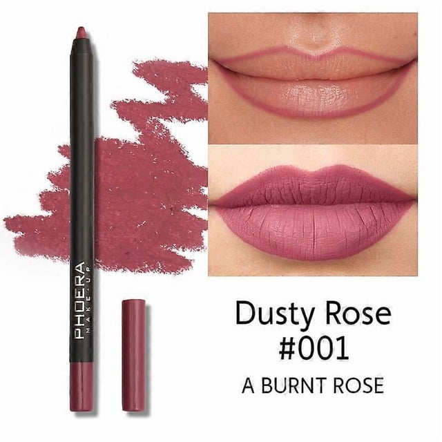 PHOERA 13 Colors Lipliner Pencil Lip Makeup Lipstick Pencils Waterproof