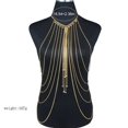 thumbnail image 3 of Body Necklace Charm Attractive Multi-layer Crystal Body Chain Jewelry Waist Chain for Women, 3 of 10