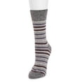Muk Luks Women's Microfiber Crew Boot Sock, 1Pack, Size 611