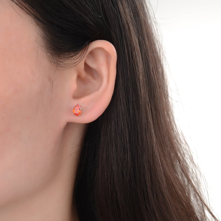 Limor 3mm Surgical Stainless Steel April Stud Earrings - Set Of 4 Pairs (White Stone)