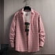 thumbnail image 4 of Camisa Casual De Manga Larga Cuadrada De Moda Para Hombre, 4 of 5