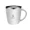 white, variant on 16oz Double Wall Stainless Steel Mug with Handle, Splash Lid, Airtight for Hot & Iced Coffee(Blue)