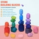 thumbnail image 4 of Rainbow Color Building Blocks Color Stacked Stones - 20 Gradient Stacked Stones 0.35 Adepaton LL-2008, 4 of 8