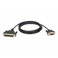 thumbnail image 1 of Tripp Lite 6ft AT Serial Modem Cable Gold Connectors DM25M to DB9F 6' - Serial cable - DB-9 (F) to DB-25 (M) - 6 ft - thumbscrews, 1 of 4