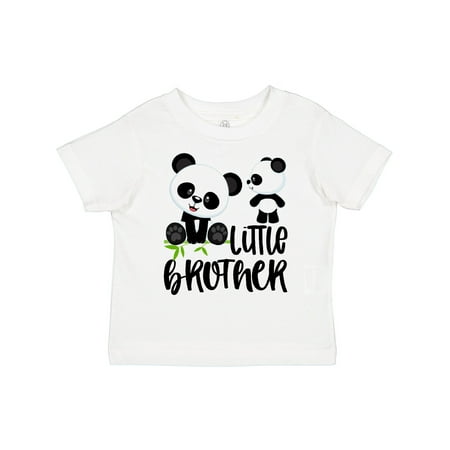 

Inktastic Little Brother - Panda Gift Toddler Boy Girl T-Shirt