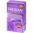 thumbnail image 2 of TROJAN Her Pleasure Sensations Armor Spermicidal Lubricant Latex Condoms 12 Each (Pack of 2), 2 of 5