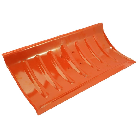WASHWEPE Shovel Snow Ice Shovel Tool Orange Manganese Steel for Garden Work 1Set 22.01X11.20X1.57in
