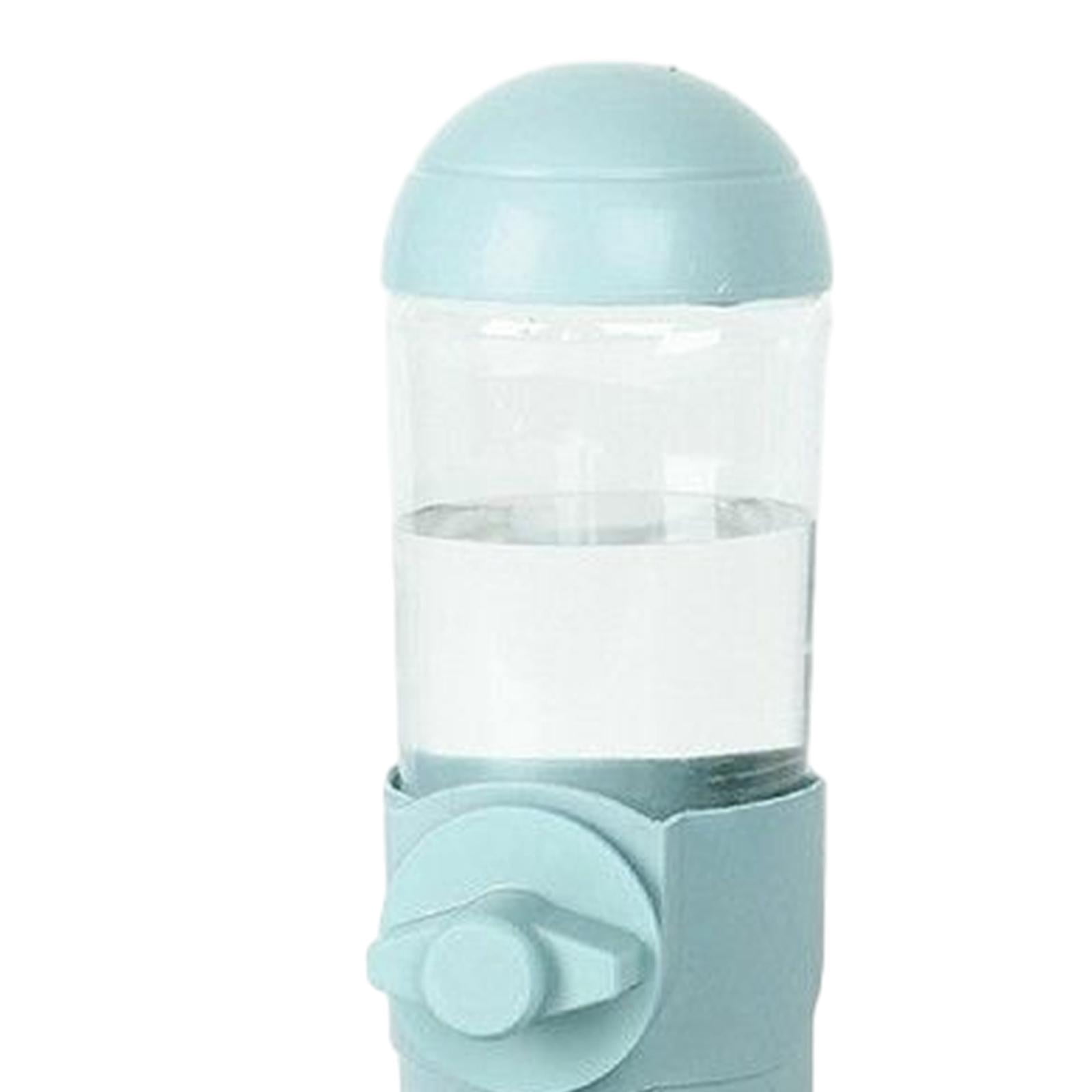 Fzaqwen Pet Water Drinker Cage Hanging Drinking Bottle Automatic Pet Water Fountain Easy Blue
