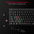 thumbnail image 3 of Teclado inalámbrico RGB para juegos Redragon K580 PRO con 104 teclas, 3 of 9