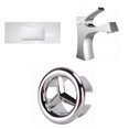 thumbnail image 1 of 48.75-in. W 1 Hole Ceramic Top Set In White Color AI-24629, 1 of 9