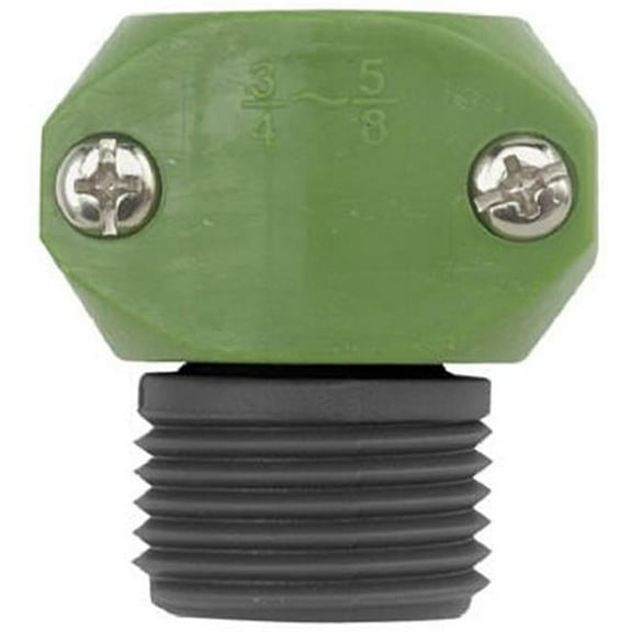 Fiskars 581486 0.63 x 75 in. Green Thumb Poly Male Hose Coupler