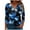 Multicolor Plus Size Blouse for Women_t, variant on CYMMPU Loose Fit V Neck Spring Tunic Tops 3/4 Sleeve Flower Printed Fall Trendy Shirts Blouses for Women Dressy Casual Business Elegant Work Tops T-Shirts L