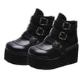 thumbnail image 3 of PAMINGONO 1 Pair Boots Ankle Black Color Rubber Sole For Night Dancing Party, 3 of 8
