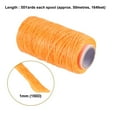 thumbnail image 2 of Uxcell Hilo de Coser Encerado de 4'' Cordón de Cuero Naranja 1 pieza, 2 of 3