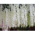 thumbnail image 2 of Seda artificial Wisteria Vine Ratta seda colgante flor boda decoración, 12 piezas Sailing  Electrónica, 2 of 5