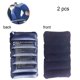 thumbnail image 2 of Almohada inflable, paquete de 2 almohadas compresibles, cómoda almohada inflable flocada para la siesta, soporte ergonómico para el cuello y la zona lumbar para acampar, oficina, viajes,, 2 of 8