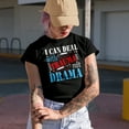 thumbnail image 2 of I Can Deal with Trauma not Drama - Nurse, Doctor, Therapist, Psychiatrist, Black T-Shirt, Large, 2 of 5