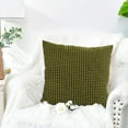 thumbnail image 5 of Funda de almohada para el hogar, funda de cojín para sofá, sin núcleo, moderna, simple, color sólido, grande, grano de maíz, 2 uds., 5 of 5