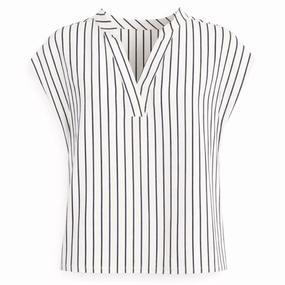 Blusa George para Mujer, Manga Corta Blanco Talla Eeg