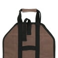 thumbnail image 5 of (2 pack) WHITEDUCK TUFF Large Firewood Carrier 21 Oz. Heavy Duty Waxed Canvas Log Carrier Holder for Fireplace, Carrying Wood Indoor & Outdoor (Brown, Diamond Shape (38" x 18")), 5 of 11