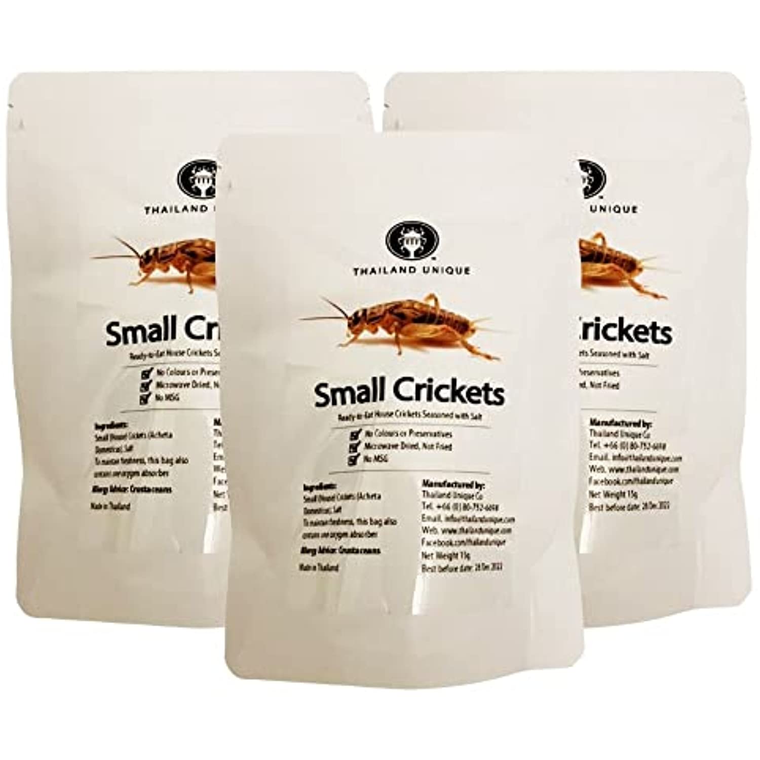 Sens Roasted Crunchy Crickets  Edible Insects Protein Snack Gift Idea –