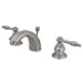 thumbnail image 3 of Kingston Brass KB958KL Chevalier Mini-Conduit de Salle de Bain, 4 Pouces Réglable au Centre, Nickel Brossé, 3 of 4