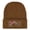 Caramel, variant on LOVE & Super Bowl Football Embroidered Acrylic Knit Beanie, Soft Stretchy Daily Wear Cold Hat, Perfect Unisex Gift for Men & Women