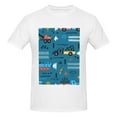 thumbnail image 4 of Bingfone Construction Trucks Men'S Loose Fit Short-Sleeve Pocket T-Shirt, 4 of 7