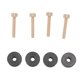 thumbnail image 1 of 3D Printer Hotbed Column High Temperature Resistant PEEK Bed Mounts with Screws for VORON 2.4, 1 of 4