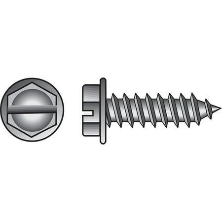 

Hillman 823058 8 x 0.5 in. Hex Head Sheet Metal Screws Stainless Steel - Box of 100
