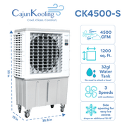 Cajun Kooling CK4500-S Evaporative Air Cooler