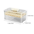 thumbnail image 3 of Refrigerator Ice Tray With Lid And Storage Box, One Click Press Ice Maker For Freezer, DIY Iced Cocktail Tea Coffee, Food Grade Plastic Ice Cube Container, Stackable Ice Tray Bin With Shovel, 3 of 8